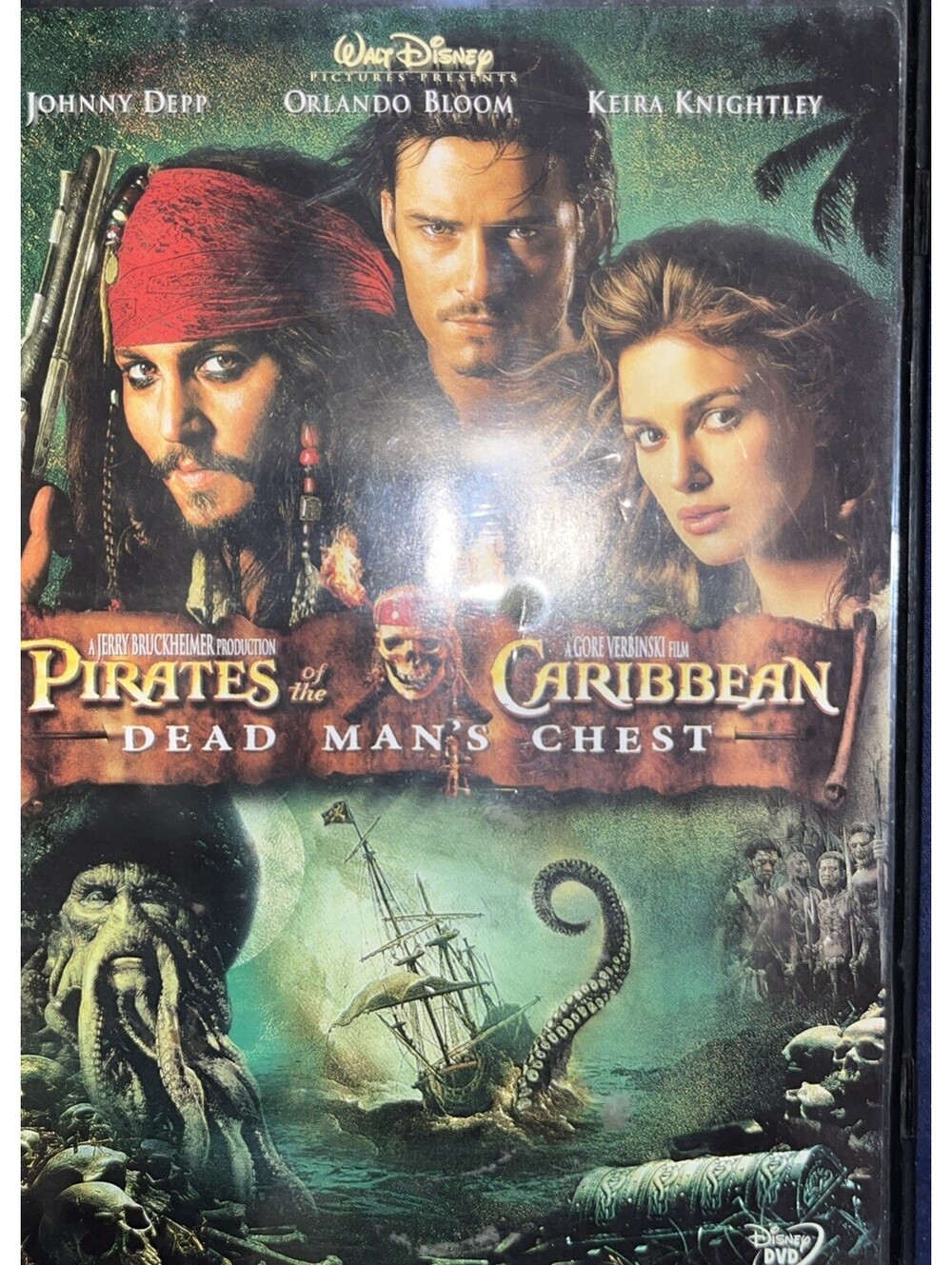 Pirates of the Caribbean: Dead Man's Chest (DVD, 2006)